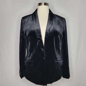 INC International Concepts Women's Classic Fit Blazer Green- Size Petite S/M